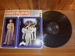 Lp vinyl vinyl record marlene dietrich - josephine baker