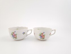 2 Herend Eton patterned teacups
