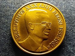 Belgium i. Bronze medal for the 30th anniversary of Baldvin's reign (id79016)