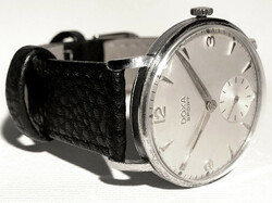 Rare, beautiful condition 1962 doxa sport with factory dust cover and box! 34 Mm k.N. Precise! New belt!