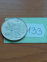 Italy 100 lira 1965, goddess Minerva, stainless steel 133