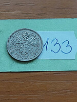 English England 6 pence 1962 ii. Erzsébet, copper-nickel, 133