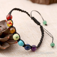 Adjustable size mineral bracelet, even for little girls. You don't have to worry about pulling it off with your jacket.