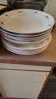 Zsolnay small flower pattern 11 plates for replacement, 5 deep, 6 flat