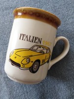 Ceramic cup - old cars