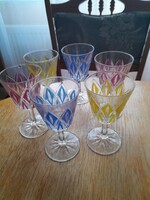 French wine glasses 6 pieces