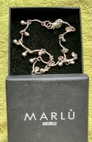 Marlú Giovielli silver anklet with stones