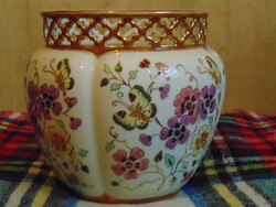 Zsolnay butterfly large 17 cm basket