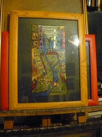 Hundertwasser framed print