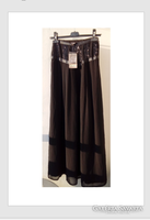 36-Os, black, casual, prom, muslin, beaded maxi skirt