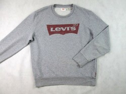 EREDETI LEVIS (S) SPORTOS HOSSZÚ UJJÚ SZÜRKE FÉRFI PULÓVER