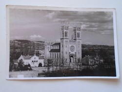 D197063  Régi fotó   Fót - templom -  képeslapként postázva 1962  szakadás