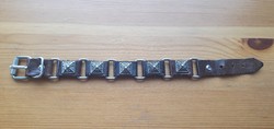 Leather bracelet unisex