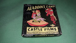 Antik 8 mm CASTLE FILM - ALADDIN  MESE rajz film dobozával GYŰJTŐI állapot a képek szerint