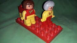 Eredeti LEGO DUPLO építőjáték figurák emberkék alappal plasztik játék a képek szerint