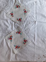 Kalocsai embroidered tablecloth (2 pieces)
