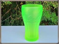 Coca Cola pohár 3 dl uránzöld színű