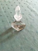 Old oil/vinegar bottle with polished glass stopper.