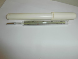 Mercury thermometer in ccp case