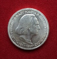 Kingdom of Hungary silver 2 pence flour with portrait of Francis