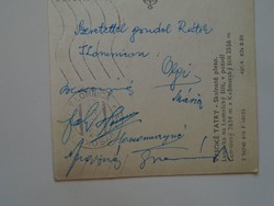 H36.7   Csehszlovákia Tátra Lomnic - sok aláírással Horváth Józsefnek postázva  1956