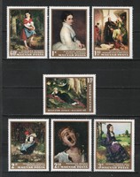 18 Pcs. A series of various postal clean paintings