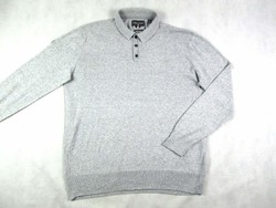 Original superdry (xl / 2xl) sporty elegant men's gray thin sweater