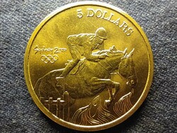 Ausztrália XXVII. Nyári Olimpia 2000 Sydney Díjugratás 5 Dollár 2000 BU (id78626)