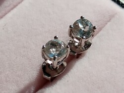 Aquamarine 925 silver earrings