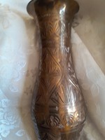 Réz  váza 29 cm magas