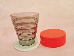 Retró összecsukható kemping pohár