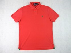 Original ralph lauren (m) sporty elegant men's coral collar t-shirt