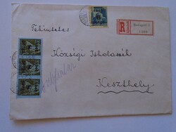 S3.43 Envelope with inflation stamp 1945 Sept. Budapest - village school board Keszthely