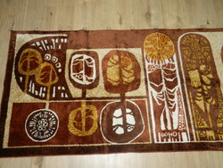 Retro silk carpet tapestry.