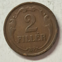 1938.  2 Fillér Magyar Királyság (526)