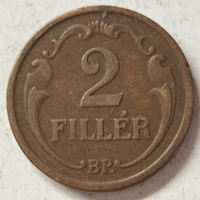 1939. 2 Fillér Magyar Királyság (523)