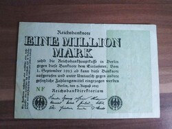 Germany, eine million mark, 1923