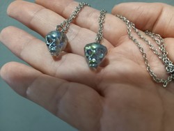 Crystal skull pendant
