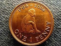 Gibraltár A brit megszállás 300. évfordulója 1 penny 2004 (id59453)