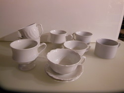 Cup - coffee - 8 pcs + 2 saucers - porcelain - Austrian - perfect