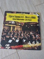 LP Bakelit vinyl hanglemez 1981 Bécs Újévi koncert