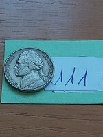 Usa 5 cents 1964 / d, thomas jefferson, copper-nickel 111