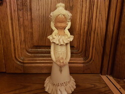 Very nice condition finger stick ceramic girl statue (collector's condition) product