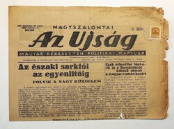 1941 March 3 / Nagyssalontai az ujsag / issue: Ru549