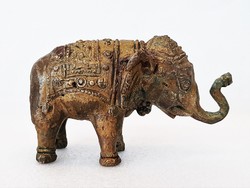 Antik indiai bronz / réz elefánt szobor