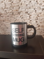 Self-stringing mug, drinking glass