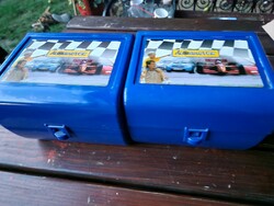 Dream cars card collection with two storage boxes