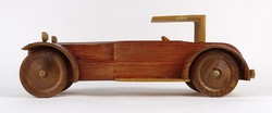 1N977 wooden old timer car 34 cm
