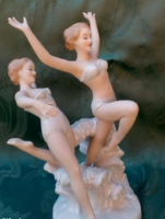 Wallendorf bathing girls, ballerinas
