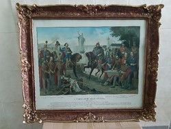 The thirteen Martyrs of Arad, October 6, 1849. Color oil print + frame separately